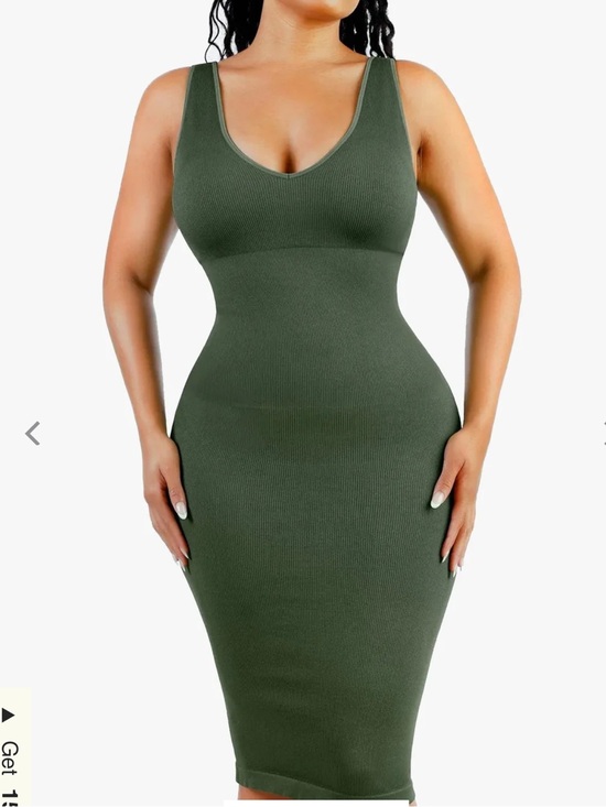 Popilush Dresses & Skirts - Popilush Shapewear Seamless Sleeveless Slimming Dress Set NWT XS/S
